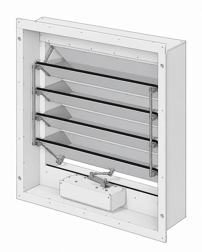Жалюзийные люки дымоудаления LAM