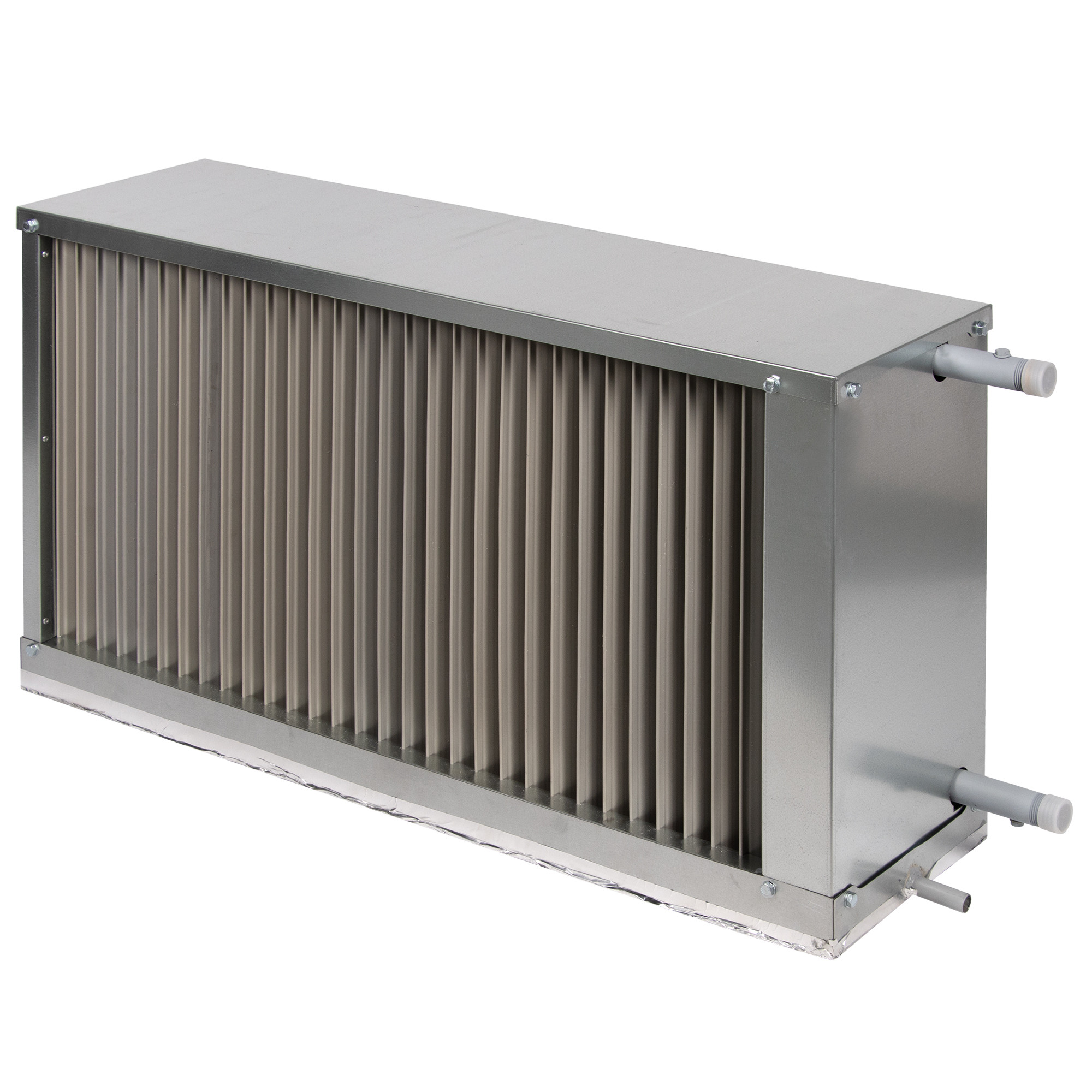 Охладитель водяной для прямоугольных каналов SHUFT WHR-W 800x500-3
