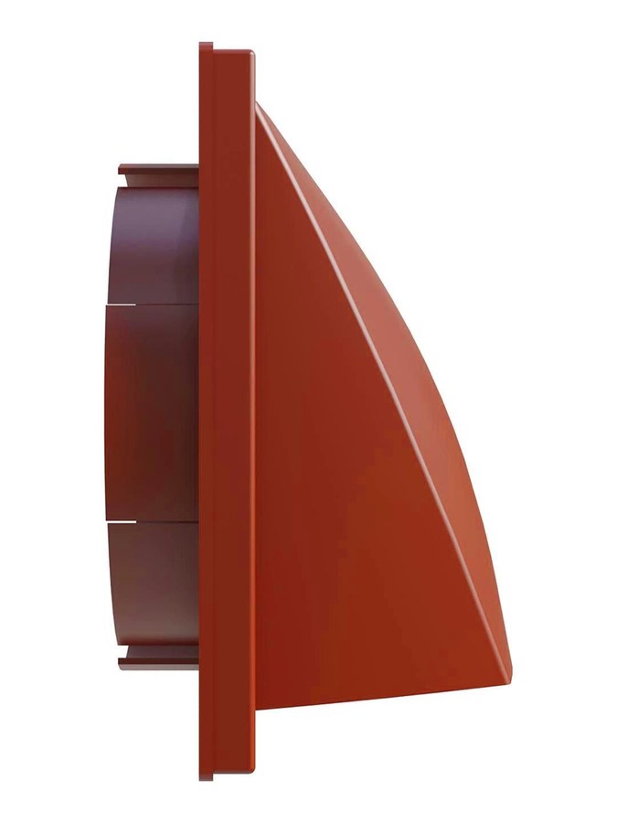 Выход стенной КФВ фланец D150/160 обратный клапан 190х190 ASA терракотовый ERA
