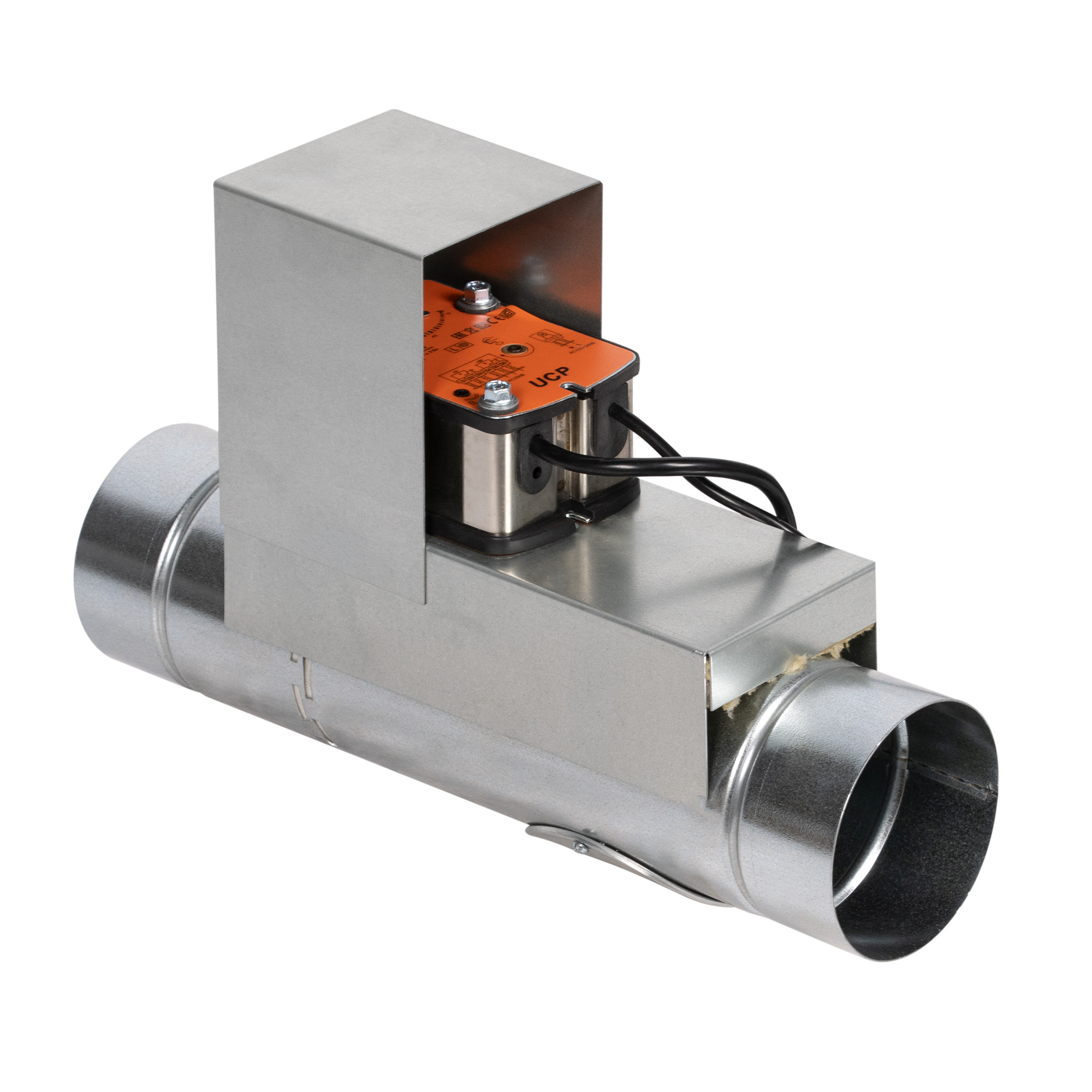 Клапан противопожарный SHUFT SHFDO-90-O-d250-EM230-0-0-0-0